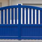Blue Automatic Gates — Doors in Yarrawonga, NT